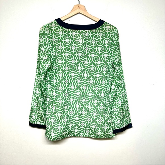 Vineyard Vines Shep & Ian Womens Silk Blend Blouse Size S - Picture 2 of 6